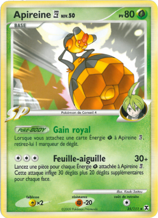 Apireine Niv. 50 35 — Rising Rivals (French Pokémon TCG card)