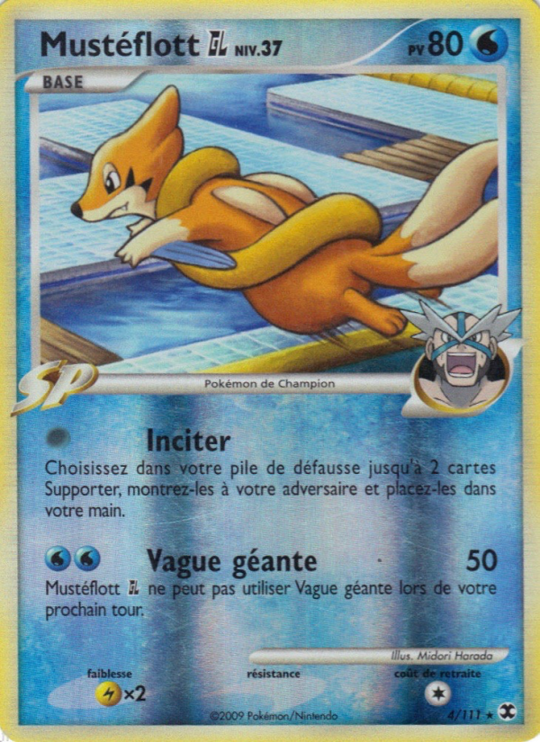 Mustéflott Niv. 37 4 — Rising Rivals (French Pokémon TCG card)