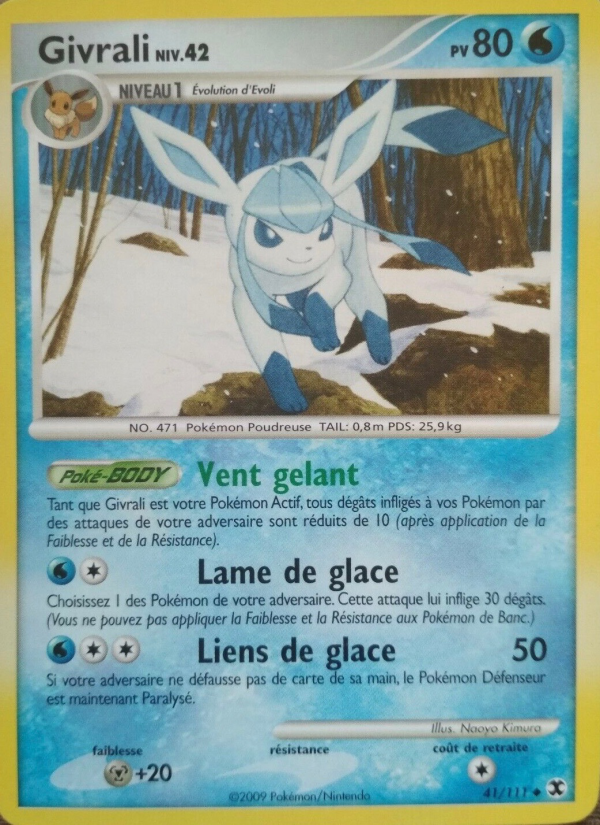 Givrali Niv. 42 41 — Rising Rivals (French Pokémon TCG card)