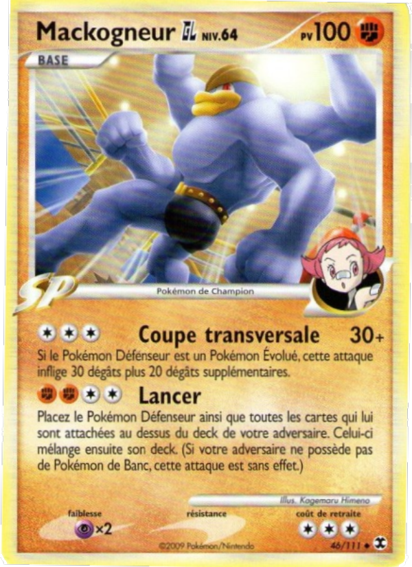 Mackogneur  Niv. 64 46 — Rising Rivals (French Pokémon TCG card)