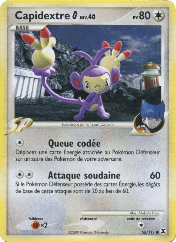 Capidextre  Niv. 40 56 — Rising Rivals (French Pokémon TCG card)