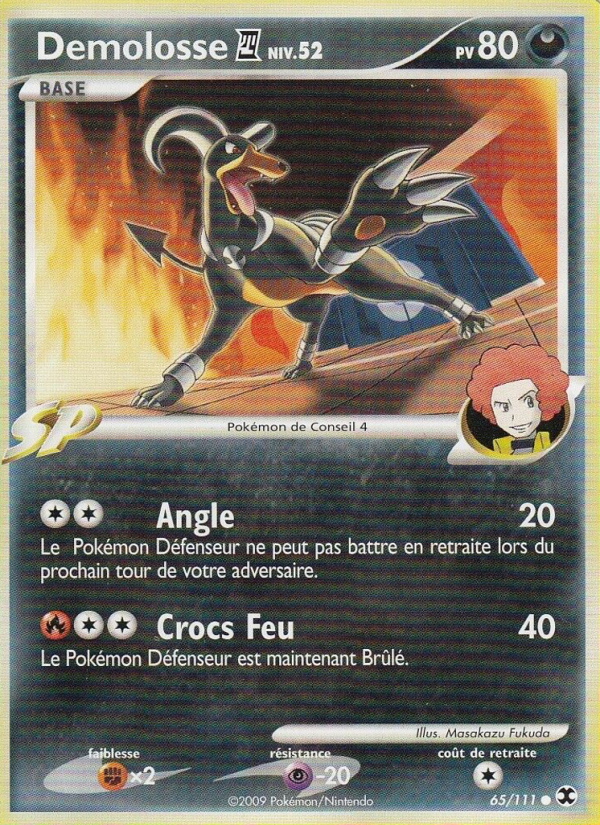 Demolosse Niv. 52 65 — Rising Rivals (French Pokémon TCG card)