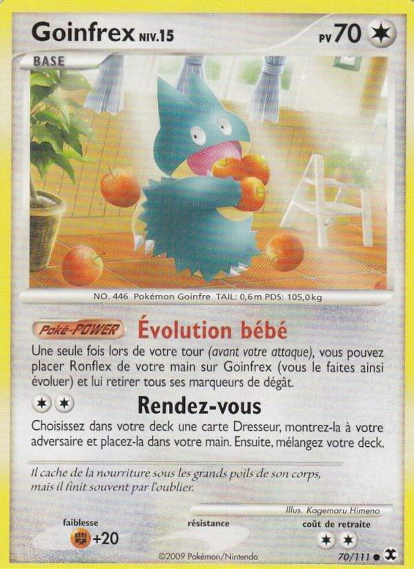 Goinfrex Niv. 15 70 — Rising Rivals (French Pokémon TCG card)