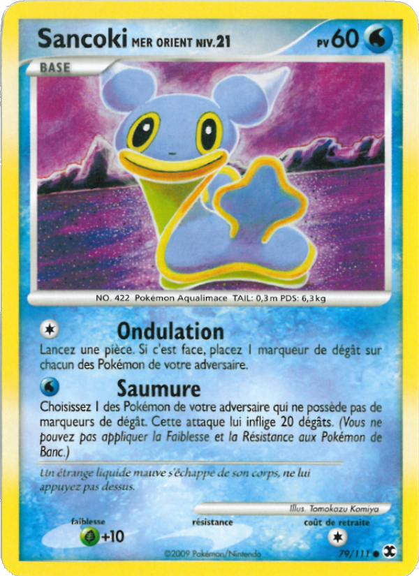 Sancoki Mer Orient Niv. 21 79 — Rising Rivals (French Pokémon TCG card)