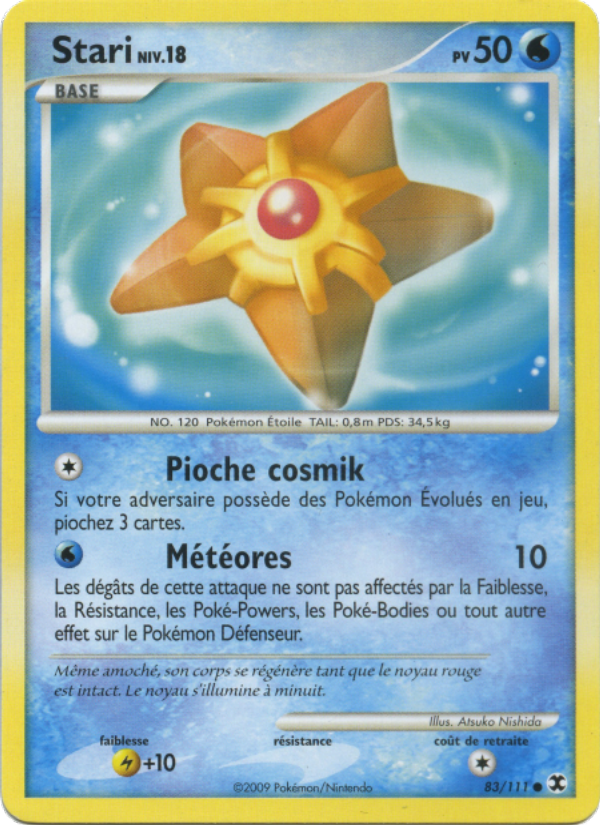 Stari Niv. 18 83 — Rising Rivals (French Pokémon TCG card)