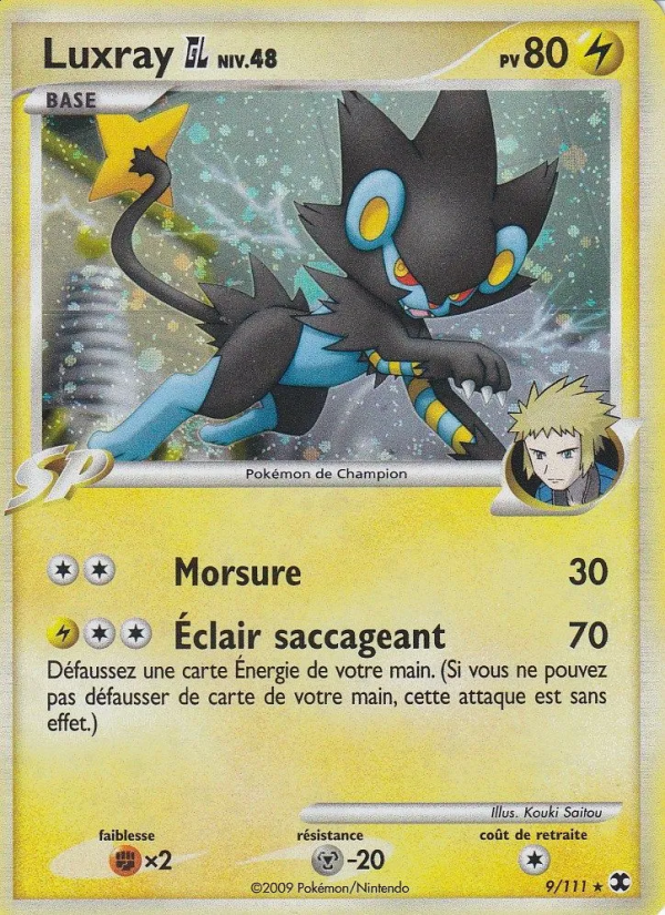 Luxray  Niv. 48 9 — Rising Rivals (French Pokémon TCG card)
