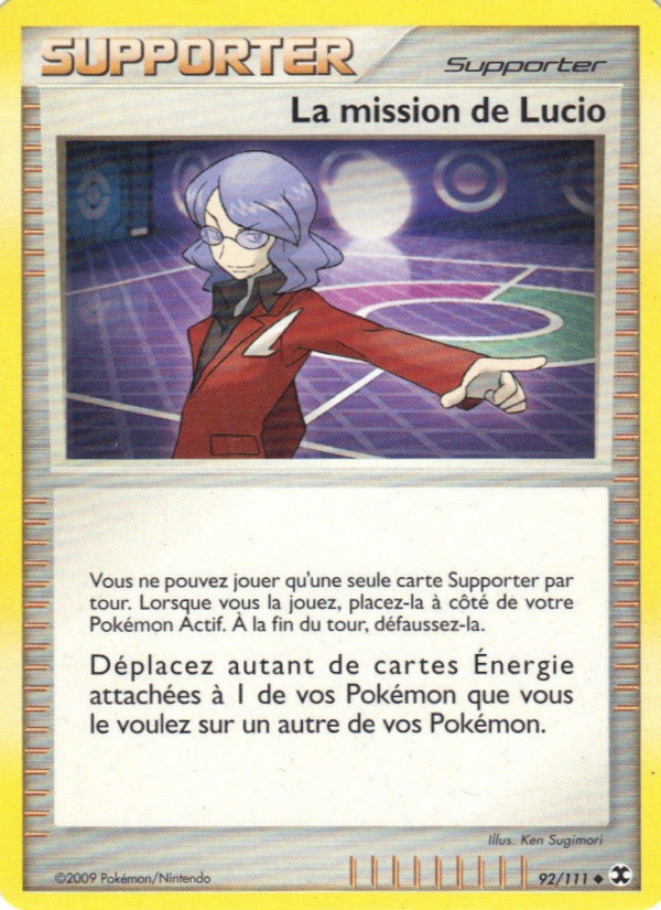 La mission de Lucio 92 — Rising Rivals (French Pokémon TCG card)
