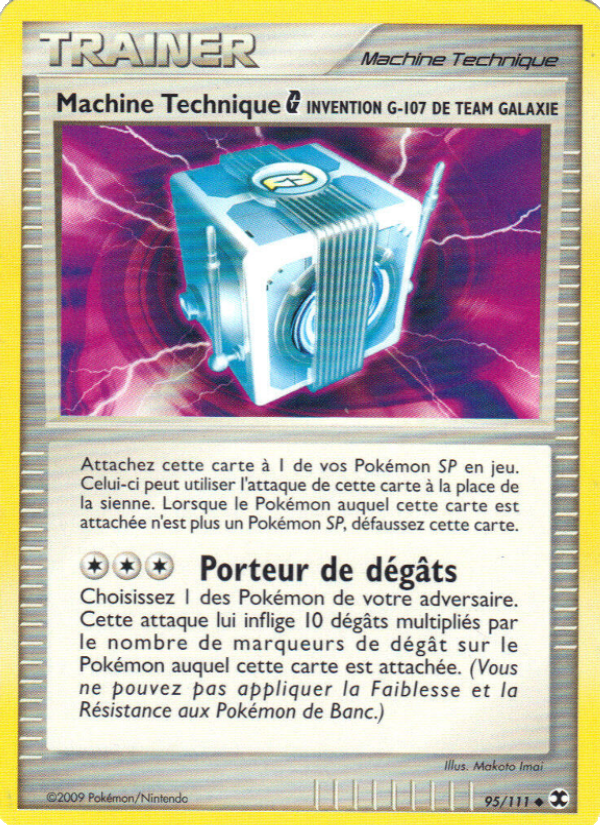 Machine Technique  Invention G-107 de Team Galaxie 95 — Rising Rivals (French Pokémon TCG card)