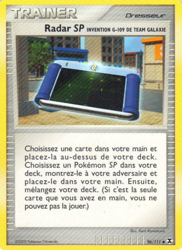 Radar SP Invention G-109 de Team Galaxie 96 — Rising Rivals (French Pokémon TCG card)