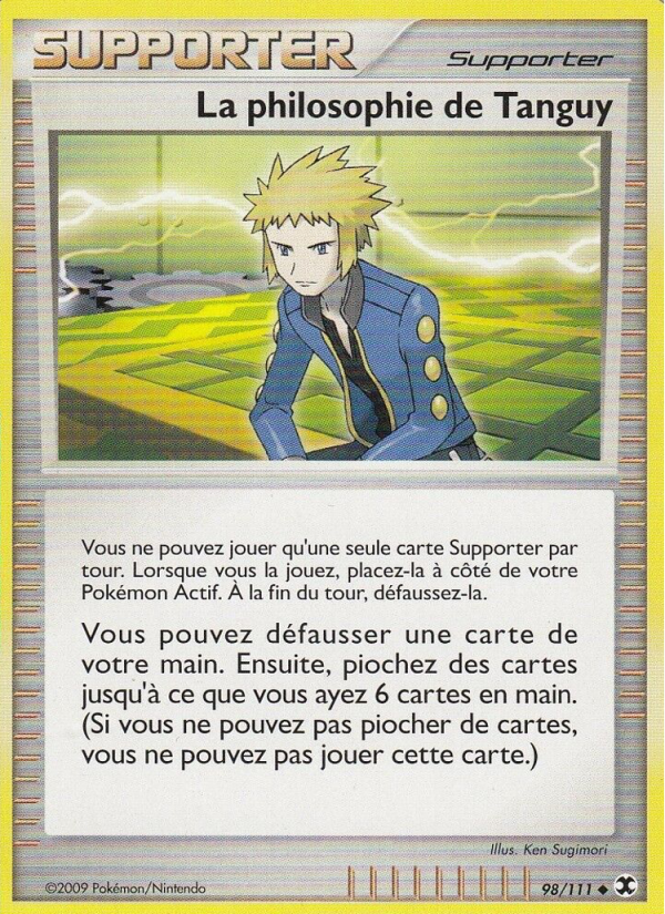 La Philosophie de Tanguy 98 — Rising Rivals (French Pokémon TCG card)