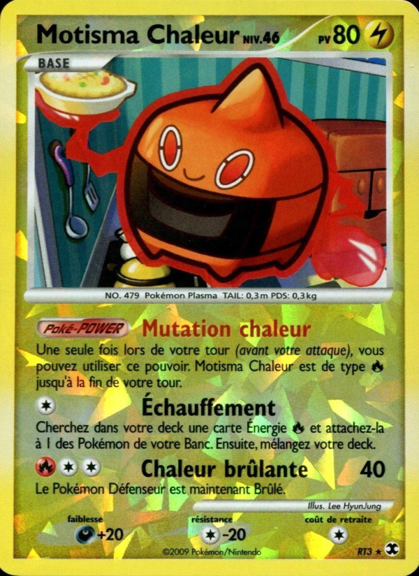 Motisma Chaleur Niv. 46 RT3 — Rising Rivals (French Pokémon TCG card)