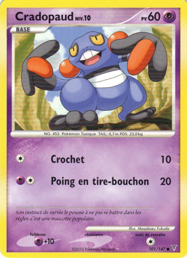 Cradopaud 101 — Supreme Victors (French Pokémon TCG card)