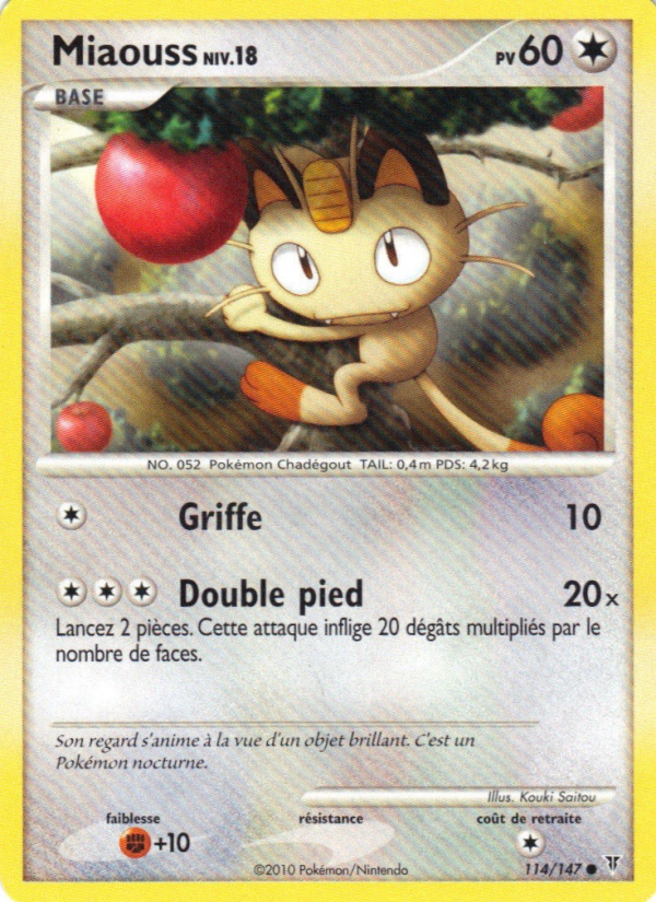 Miaouss 114 — Supreme Victors (French Pokémon TCG card)