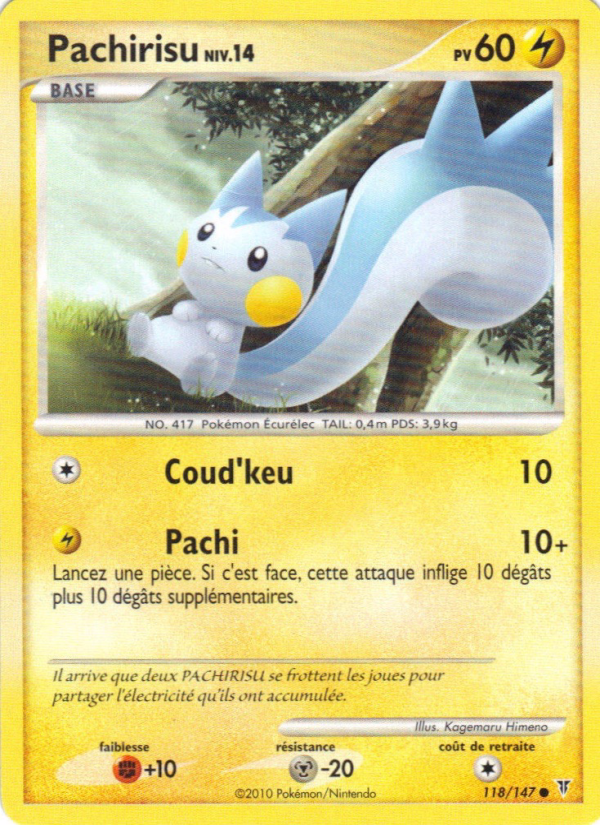 Pachirisu 118 — Supreme Victors (French Pokémon TCG card)