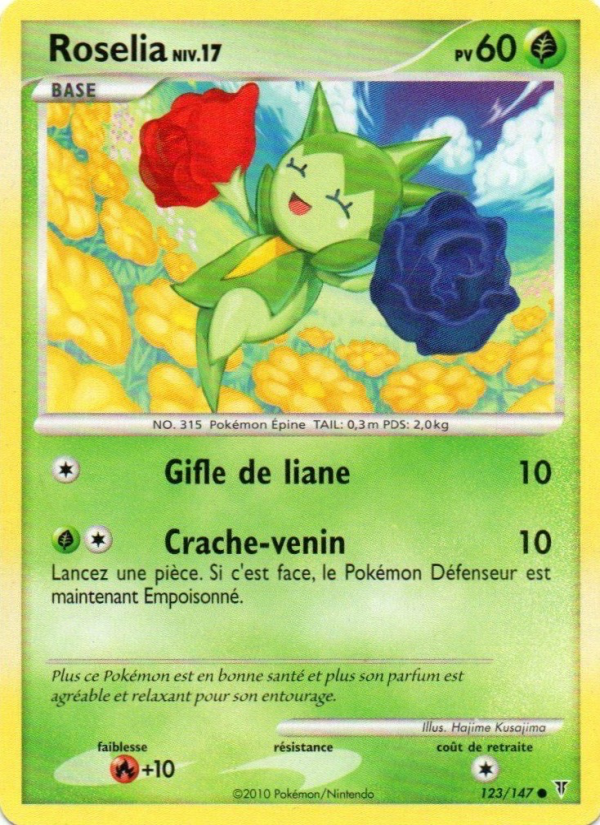 Roselia 123 — Supreme Victors (French Pokémon TCG card)