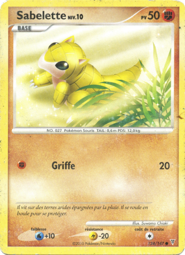Sabelette 124 — Supreme Victors (French Pokémon TCG card)