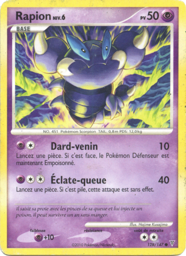 Rapion 128 — Supreme Victors (French Pokémon TCG card)