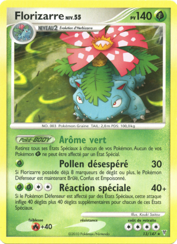 Florizarre 13 — Supreme Victors (French Pokémon TCG card)
