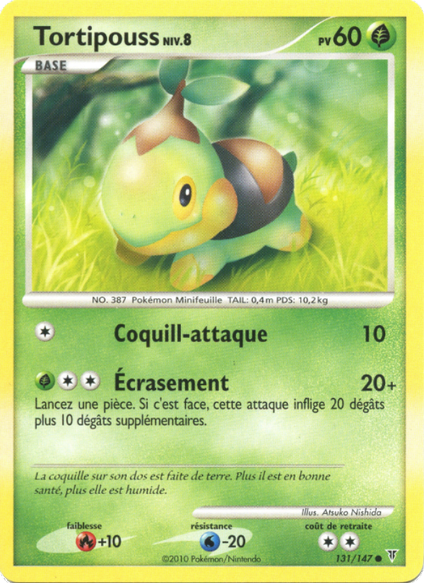 Tortipouss 131 — Supreme Victors (French Pokémon TCG card)