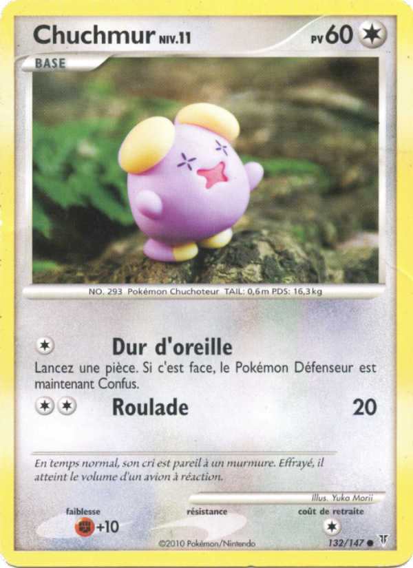 Chuchmur 132 — Supreme Victors (French Pokémon TCG card)