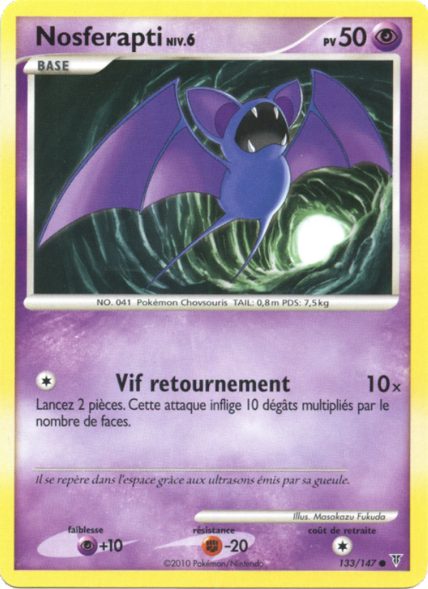 Nosferapti 133 — Supreme Victors (French Pokémon TCG card)