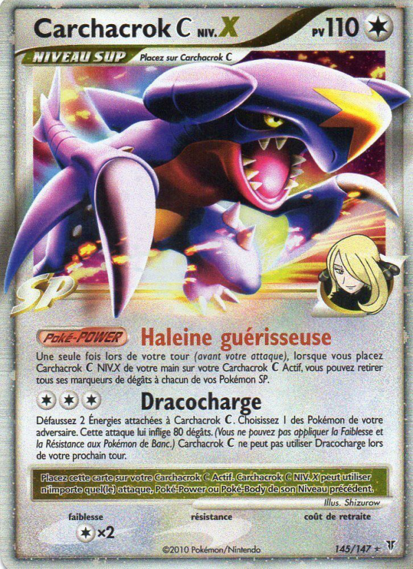 Carchacrok  145 — Supreme Victors (French Pokémon TCG card)