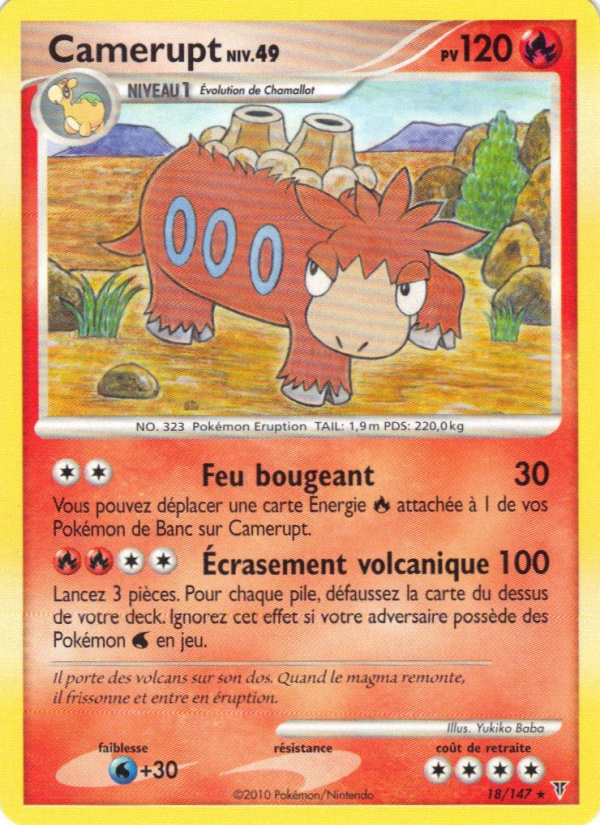 Camerupt 18 — Supreme Victors (French Pokémon TCG card)