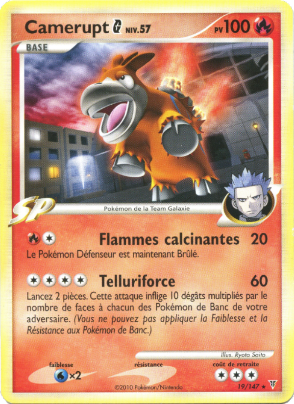 Camerupt  19 — Supreme Victors (French Pokémon TCG card)