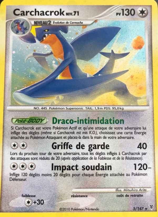 Carchacrok 5 — Supreme Victors (French Pokémon TCG card)
