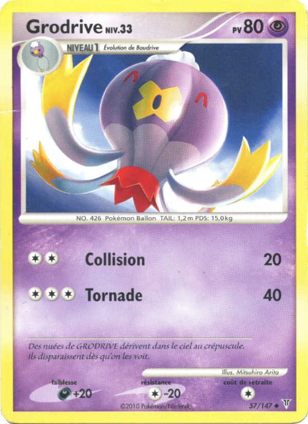 Grodrive 57 — Supreme Victors (French Pokémon TCG card)