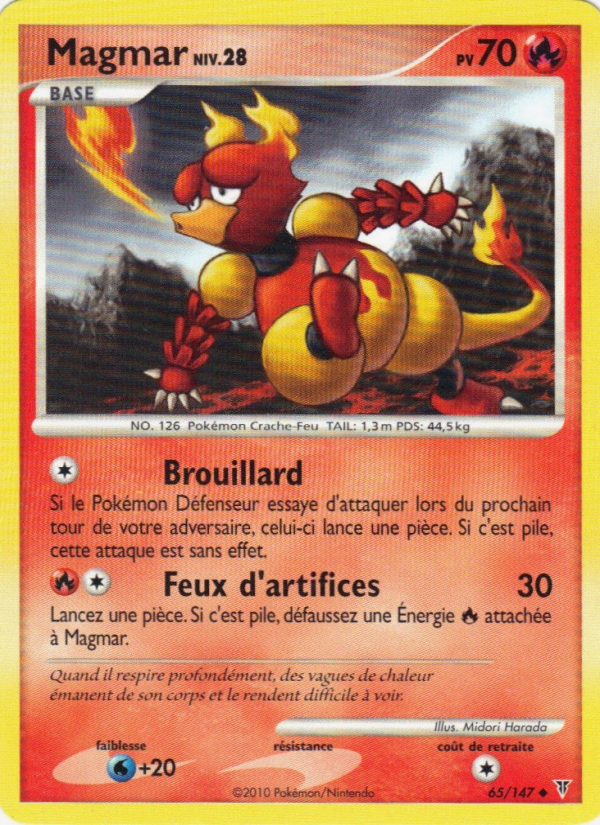 Magmar 65 — Supreme Victors (French Pokémon TCG card)