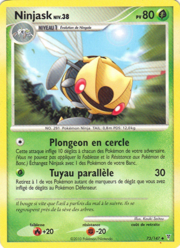 Ninjask 73 — Supreme Victors (French Pokémon TCG card)
