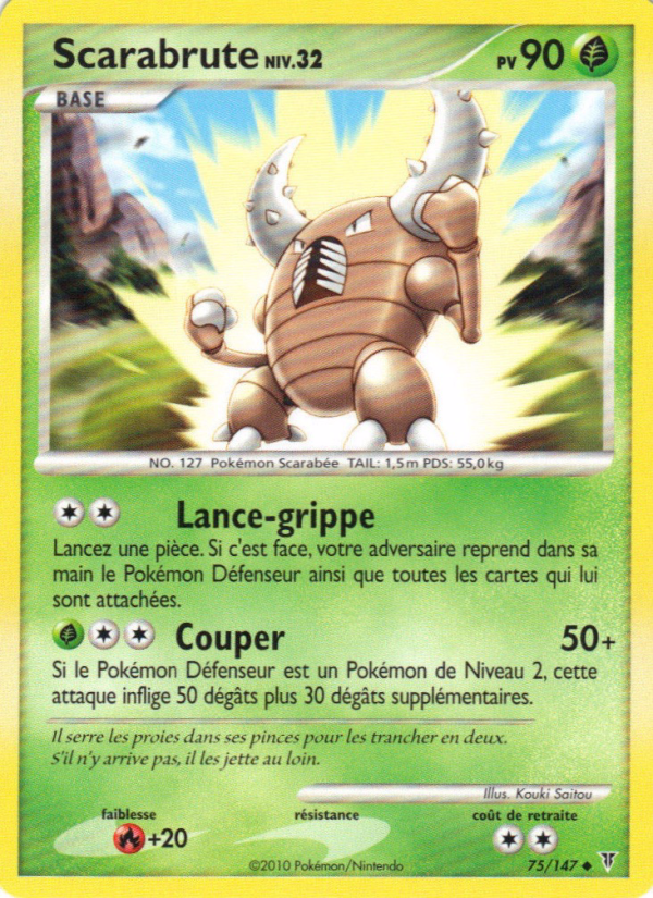 Scarabrute 75 — Supreme Victors (French Pokémon TCG card)