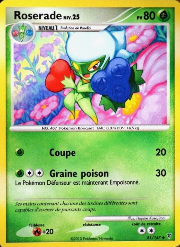 Roserade 81 — Supreme Victors (French Pokémon TCG card)