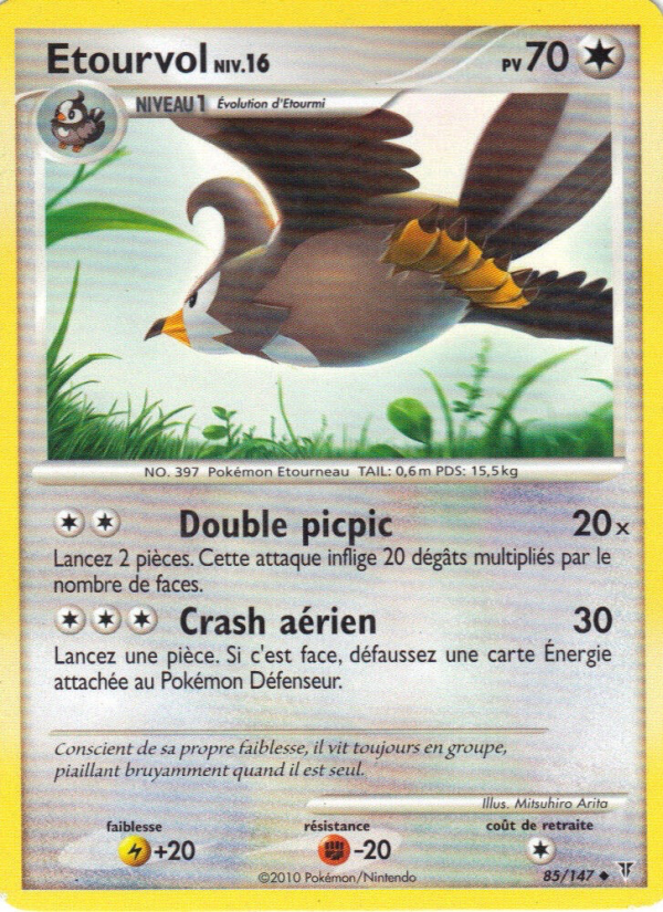 Etourvol 85 — Supreme Victors (French Pokémon TCG card)