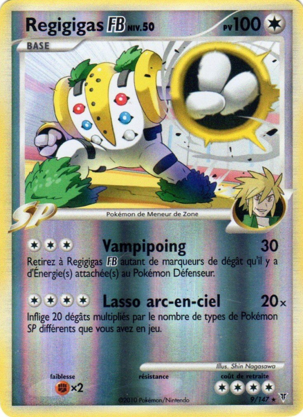Regigigas  9 — Supreme Victors (French Pokémon TCG card)
