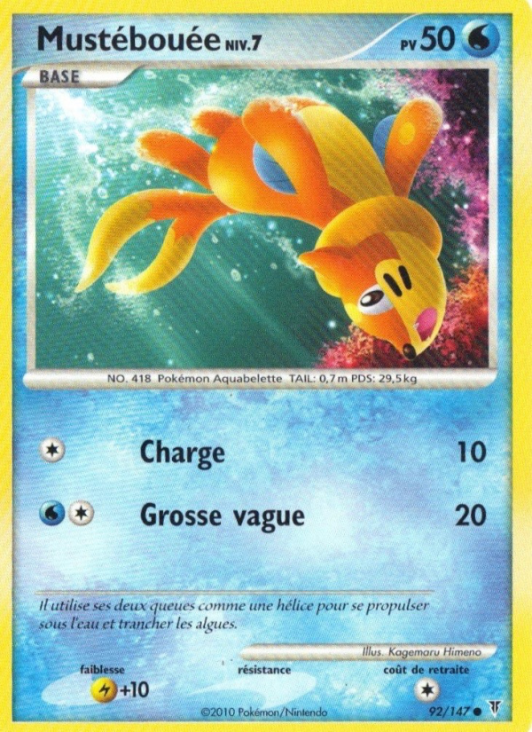 Mustébouée 92 — Supreme Victors (French Pokémon TCG card)