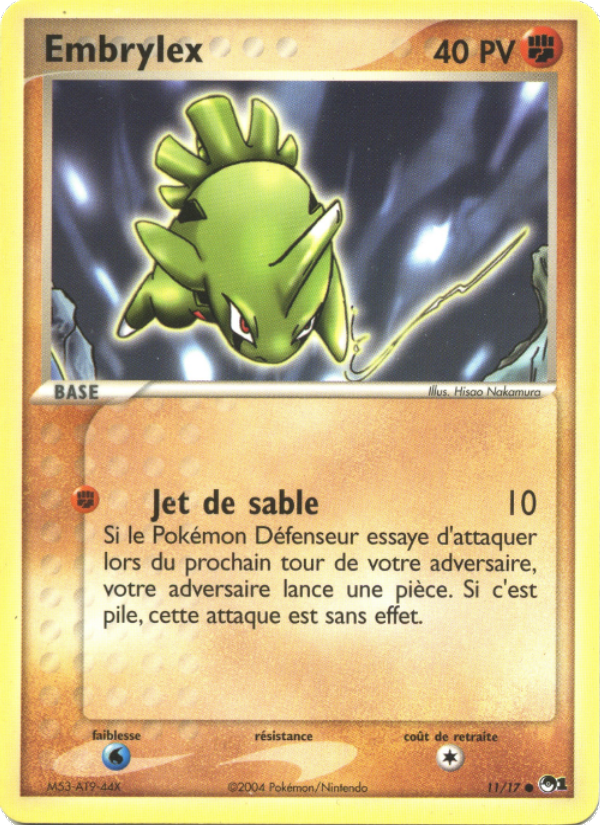Embrylex 11 — POP Series 1 (French Pokémon TCG card)