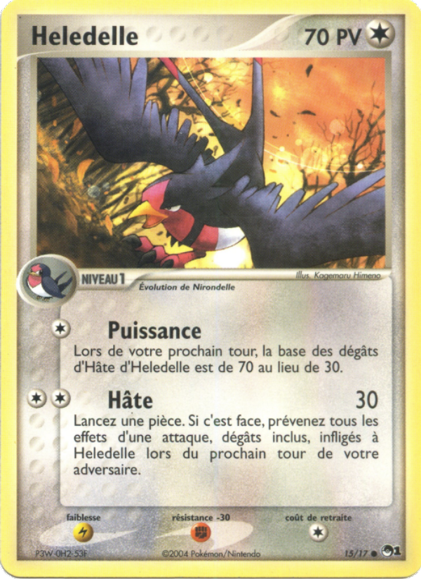 Heledelle 15 — POP Series 1 (French Pokémon TCG card)