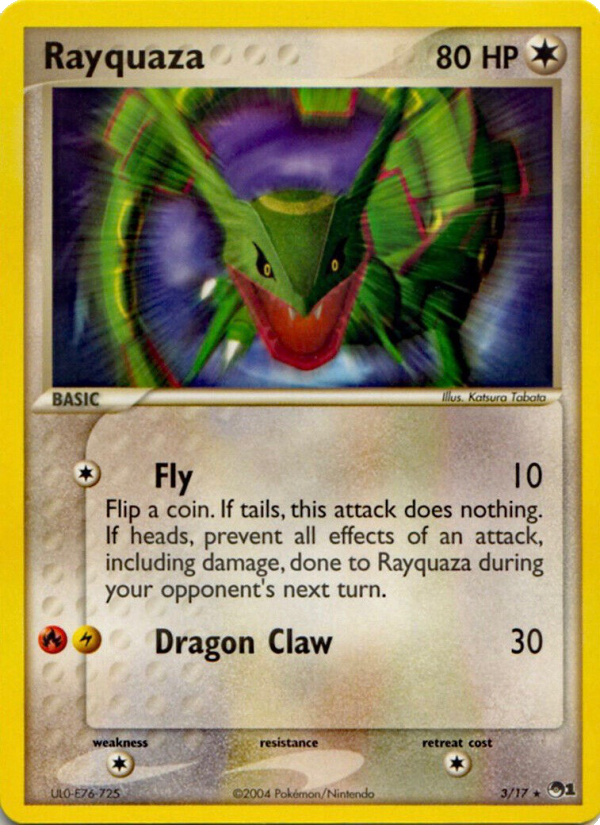 Rayquaza 3 — POP Series 1 (French Pokémon TCG card)