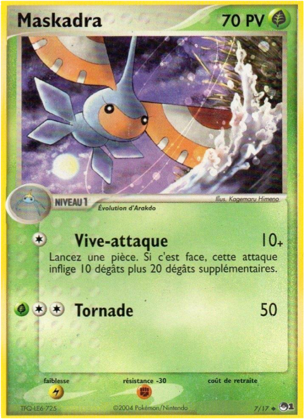 Maskadra 7 — POP Series 1 (French Pokémon TCG card)