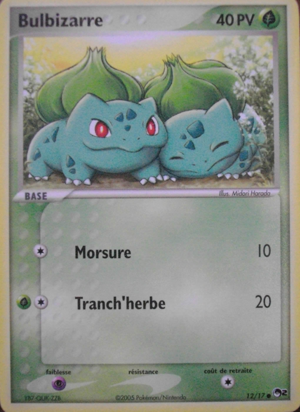 Bulbizarre 12 — POP Series 2 (French Pokémon TCG card)