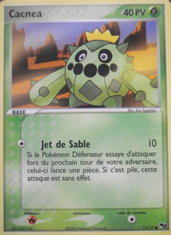 Cacnea 13 — POP Series 2 (French Pokémon TCG card)