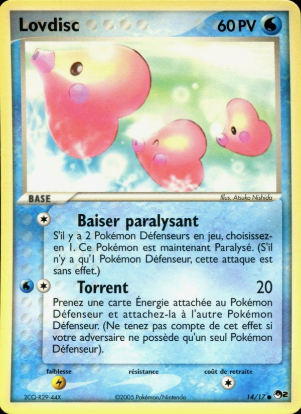 Lovdisc 14 — POP Series 2 (French Pokémon TCG card)