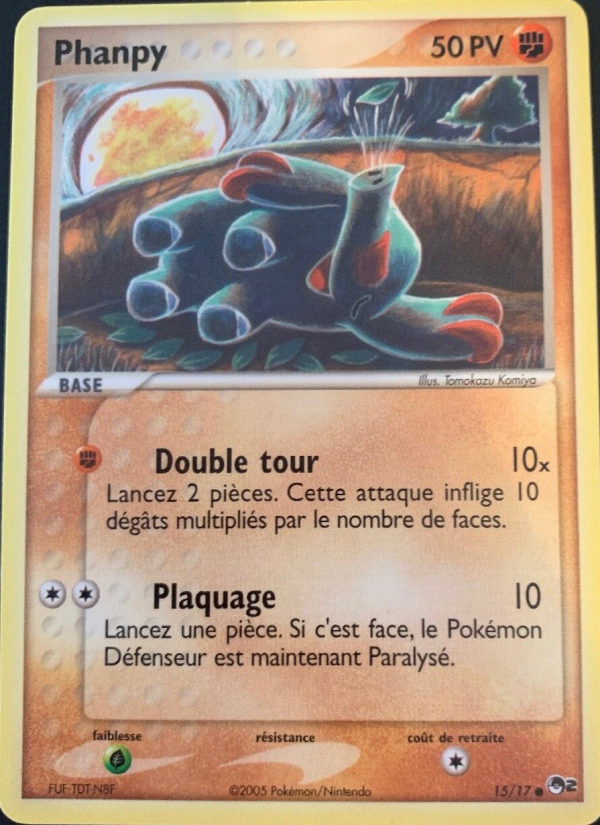 Phanpy 15 — POP Series 2 (French Pokémon TCG card)
