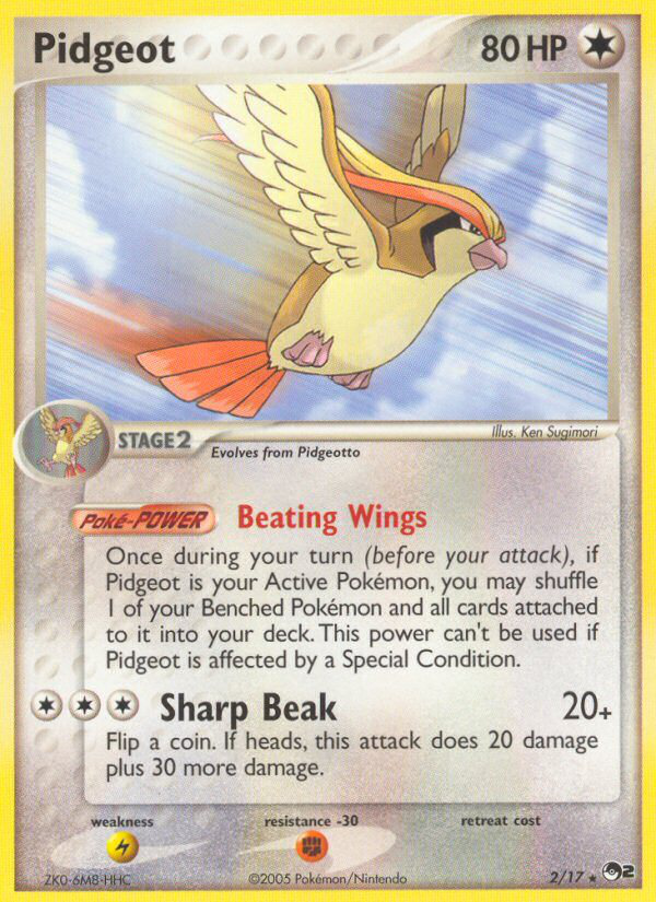 Roucarnage 2 — POP Series 2 (French Pokémon TCG card)