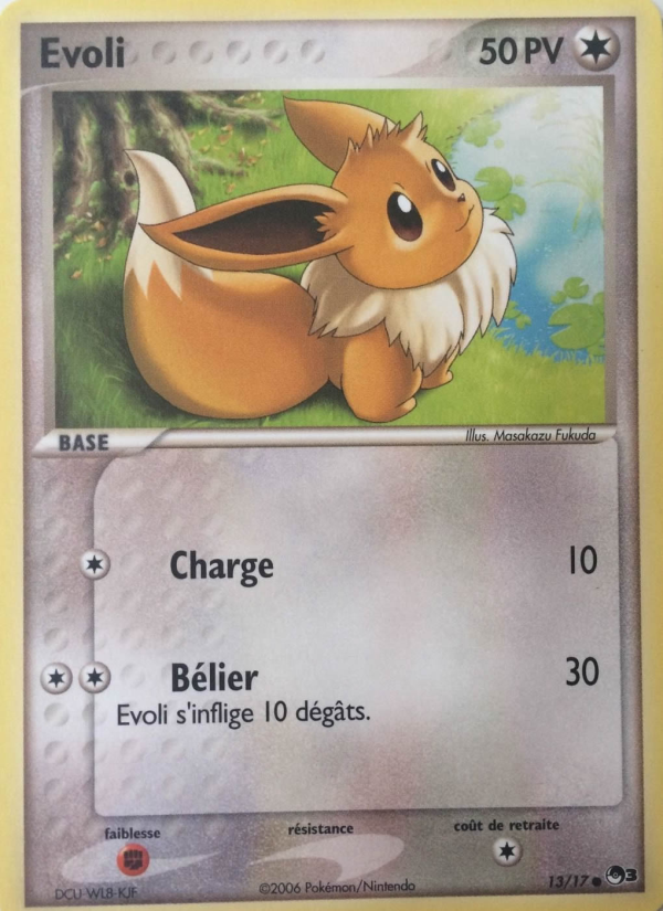 Evoli 13 — POP Series 3 (French Pokémon TCG card)