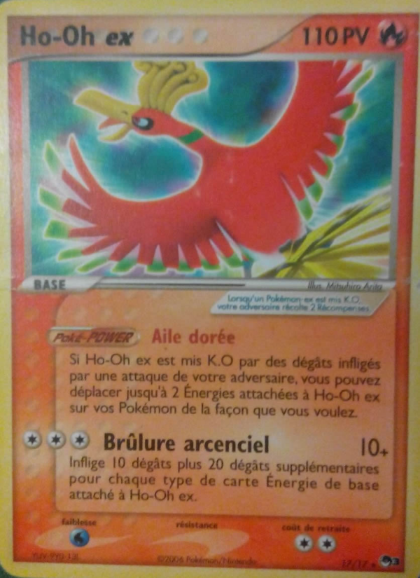 Ho-Oh ex 17 — POP Series 3 (French Pokémon TCG card)