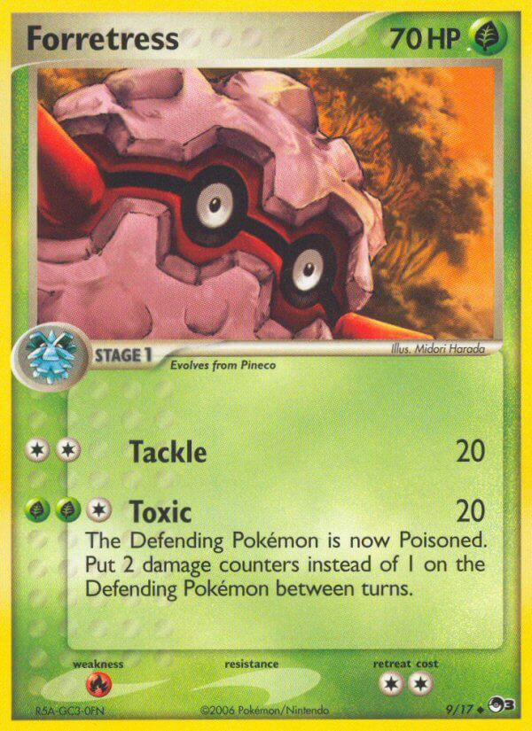 Foretress 9 — POP Series 3 (French Pokémon TCG card)