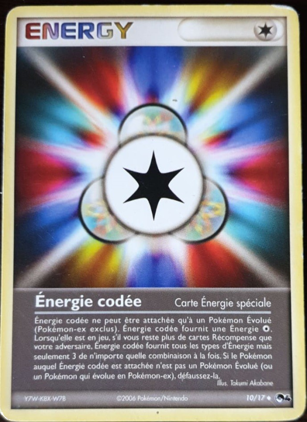 Énergie codée 10 — POP Series 4 (French Pokémon TCG card)
